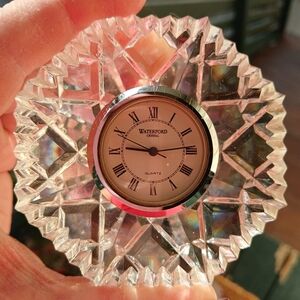 Vintage Waterford Diamond Clock